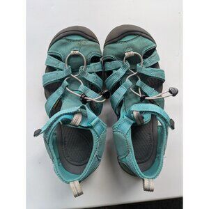 Keen Newport Sandals Big Kid Girl's Size 6 Teal Blue Green Waterproof Sport Shoe